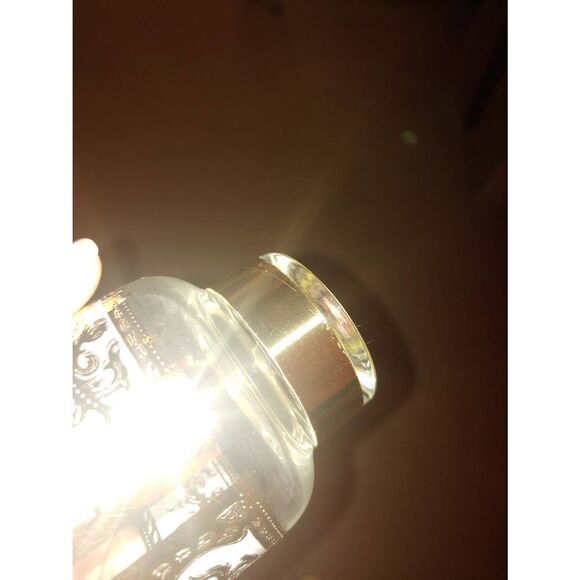 Vintage Set Of 5 Glass W/ Gold Accent Hot Toddy Cups. - Picture 8 of 8